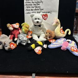 Teenie Babies And A Beanie Baby