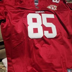 New Stitched Red Kittle 3xl Jersey 49ers