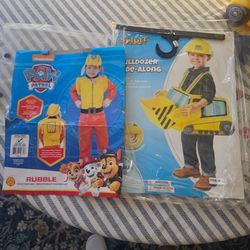 Paw Patrol Rubble Costume with Bulldozer