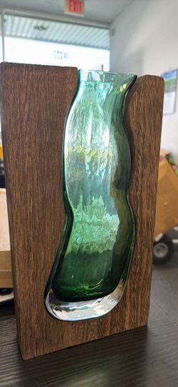 Melted Glass Contemporary Vase