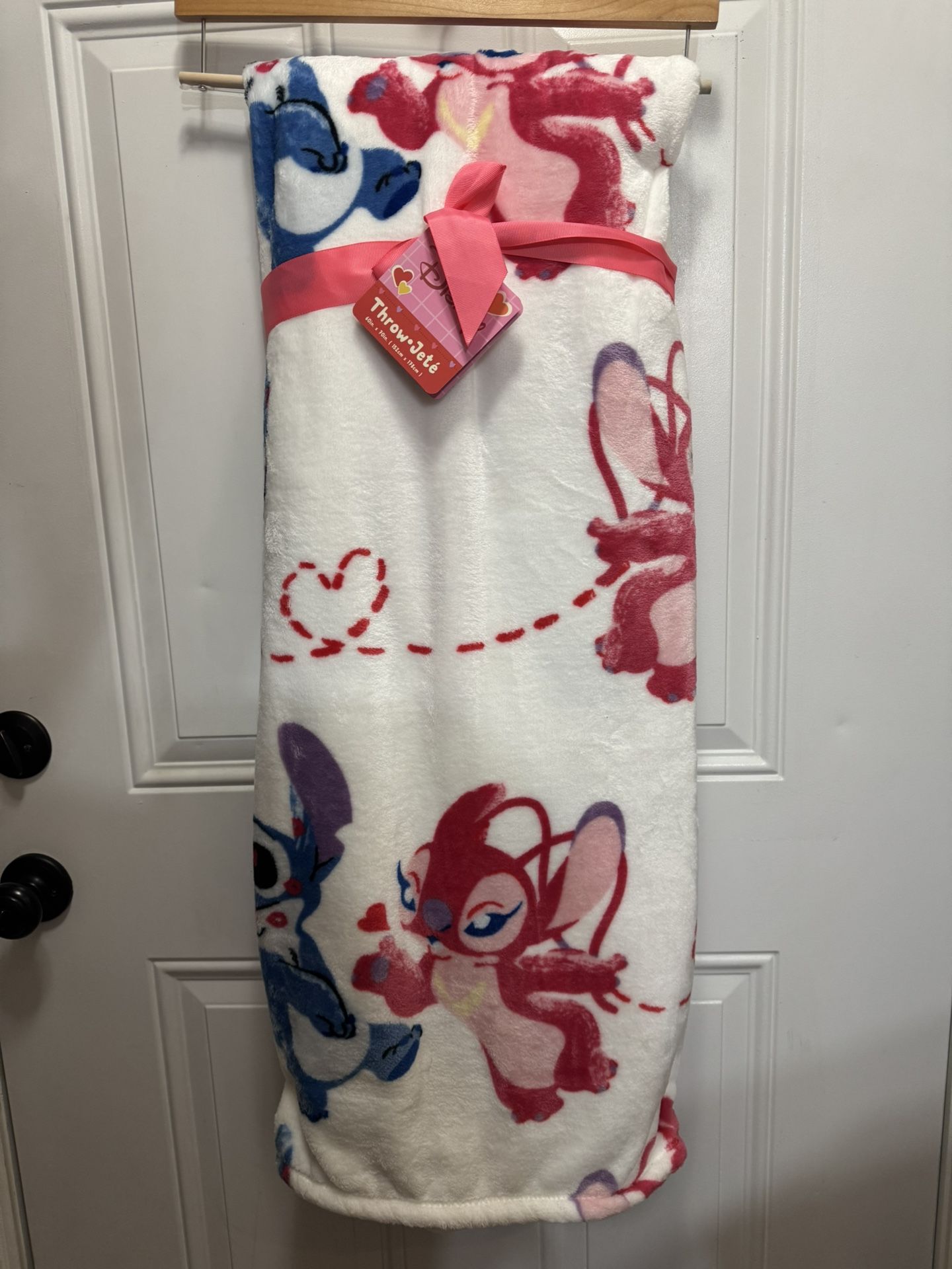 Stitch Valentine Throw Blanket $25