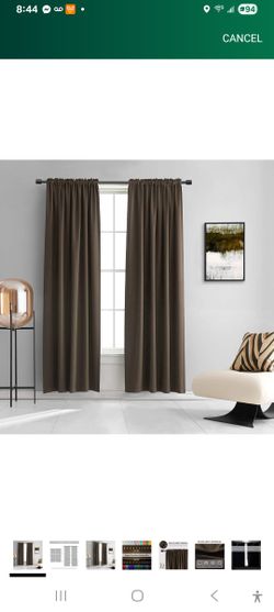 Brown Darkening Curtains