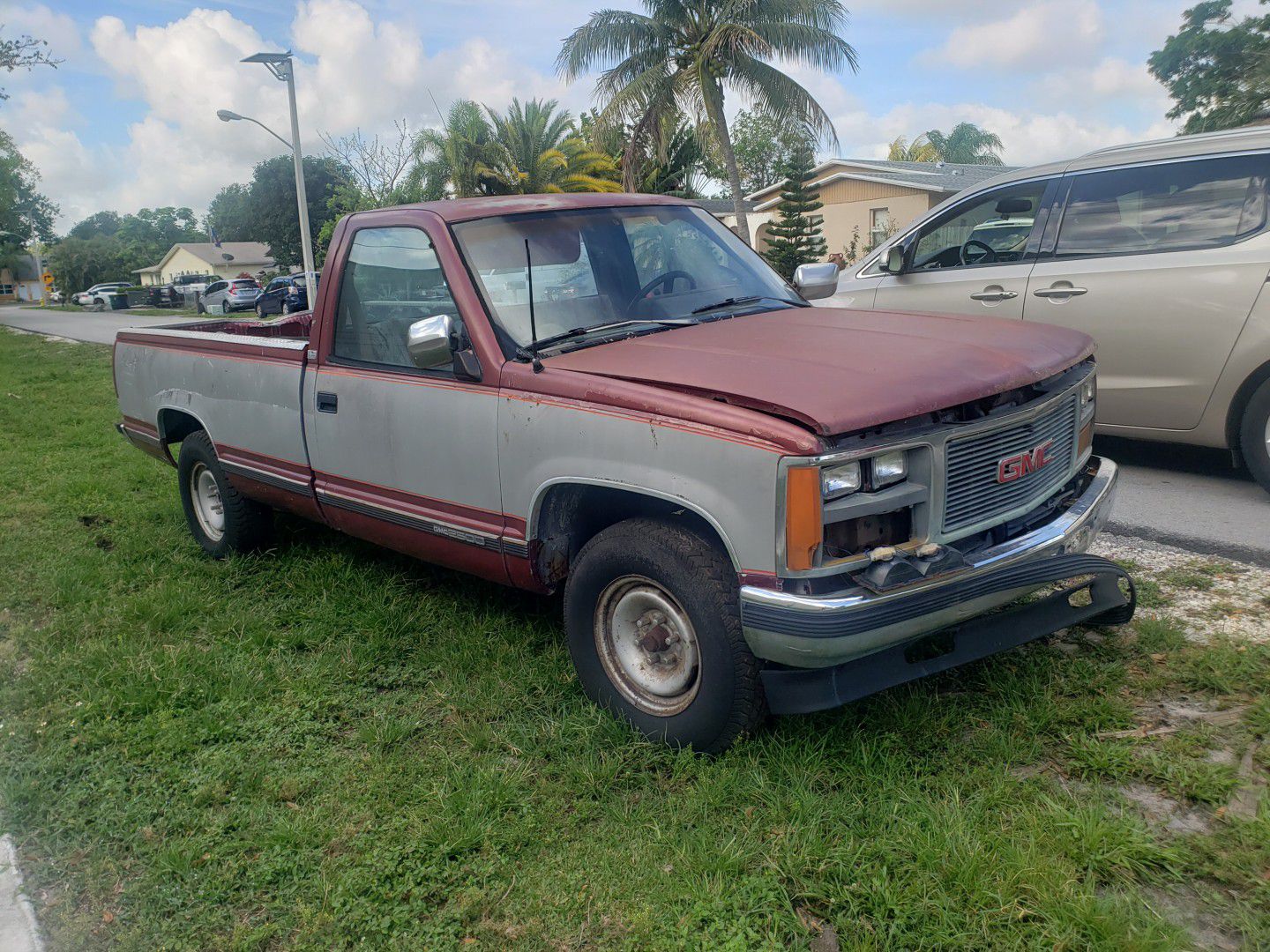 Parting out GMC truck