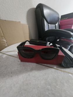 Cartier Black Sunglasses with Case and Box