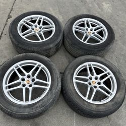 2019 Porsche Macan 18” Staggered Set Rims And Tires