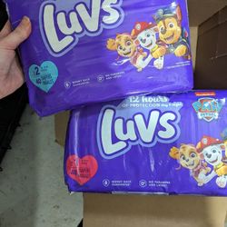 4 Packs Of Luvs For $15