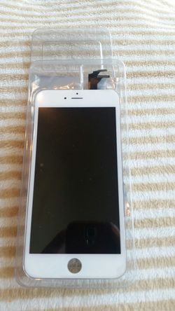 Iphone 6 plus screen replacement(white).