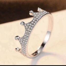 925 Sterling Silver  Band Ring Size 8