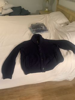 New With Tags Black Kenneth Cole Large Sweater 