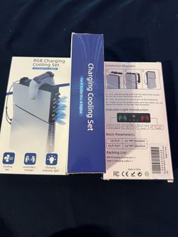 PS5 System Cooling Fan With Dual Control Charger On top
