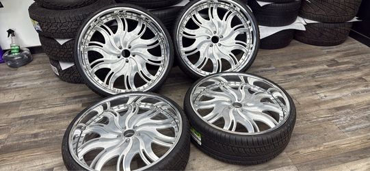 26” AMERICAN FORGED 3 PIECE WHEELS RIMSS 5x5 5x127 https://offerup.com/redirect/?o=dy5USVJFUw== NEW 4) OBD CAPRICE IMPALA C10-WE FINANCE