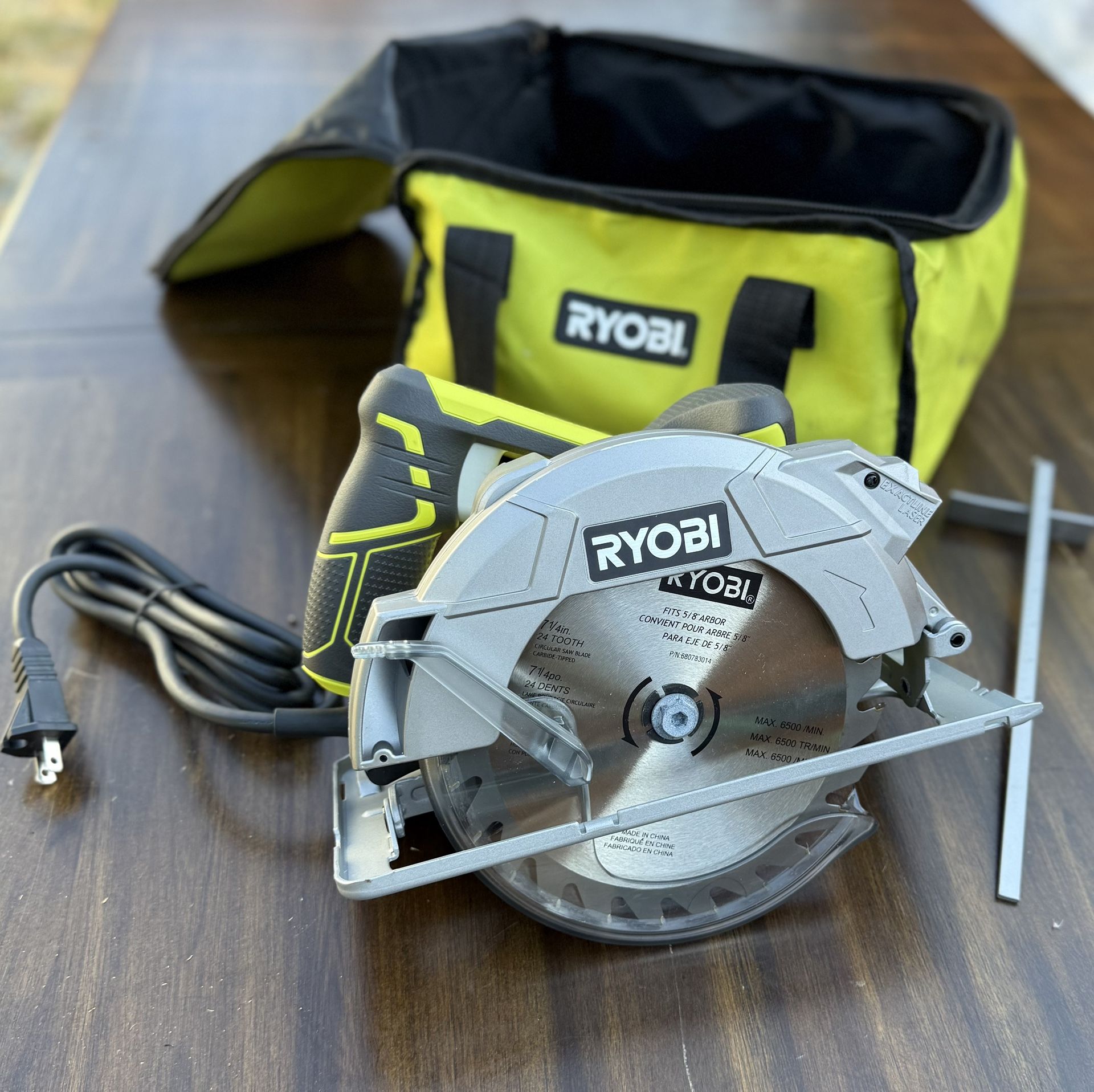 NEW….RYOBI Corded circular saw