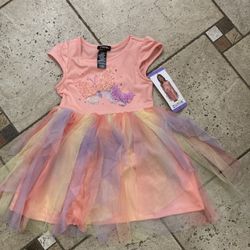 New Zunie Butterfly Tutu Dress Size 4T 