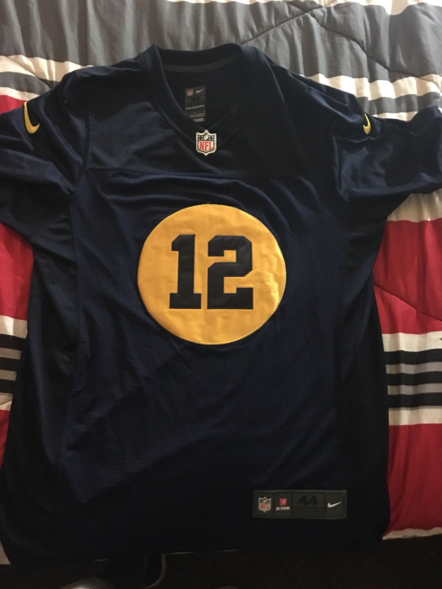 Arron Rodgers throwback vintage jersey