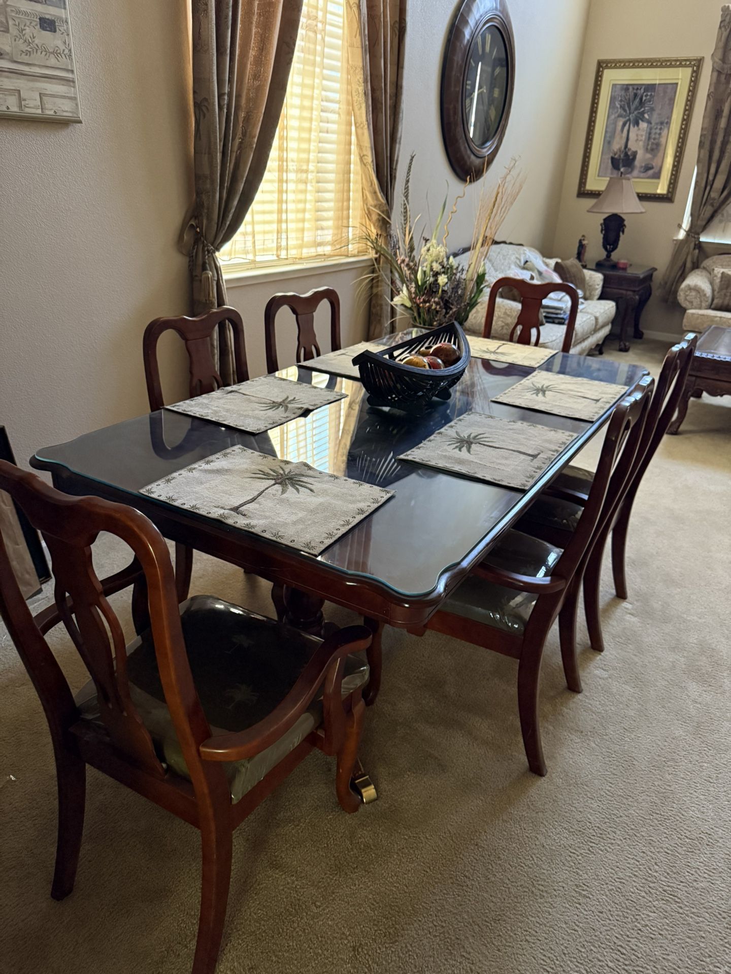 Dining table with Hutch