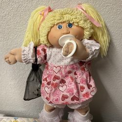 Vintage Cabbage Patch Kid Girl With Pacifier HM #4