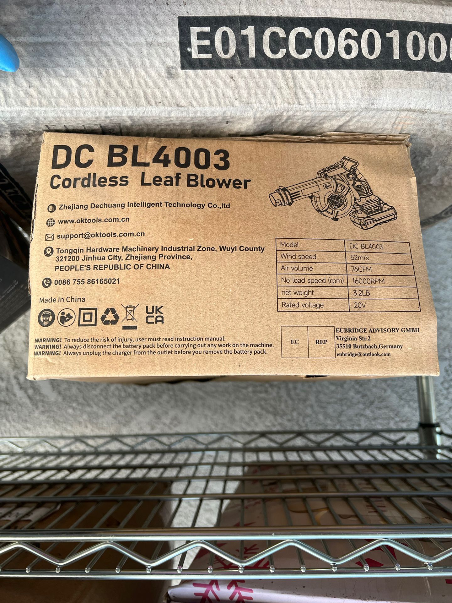 Cordless Leaf Blower