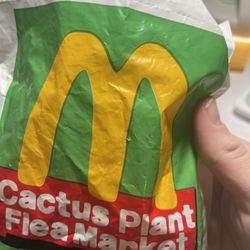 McDonalds Cactus Plant Cactus Buddy Adult Happy Meal Toy