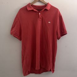J.CREW Red Crab Logo Polo Shirt X-Large Slim Fit