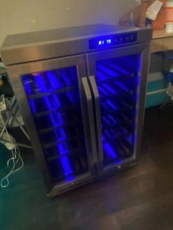 Built-In French Door Dual Zone Wine Cooler