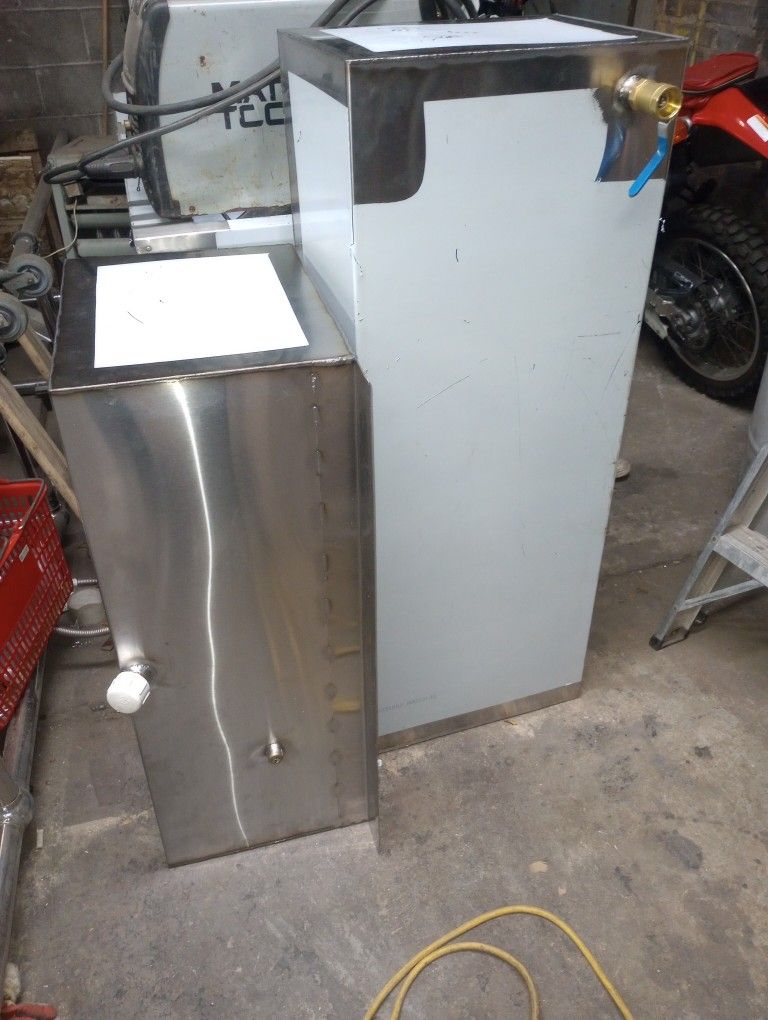2 Stainless Steel Tanks For Food Trucks