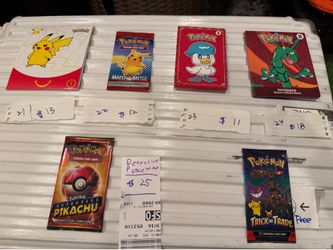 Pokemon card packs lot