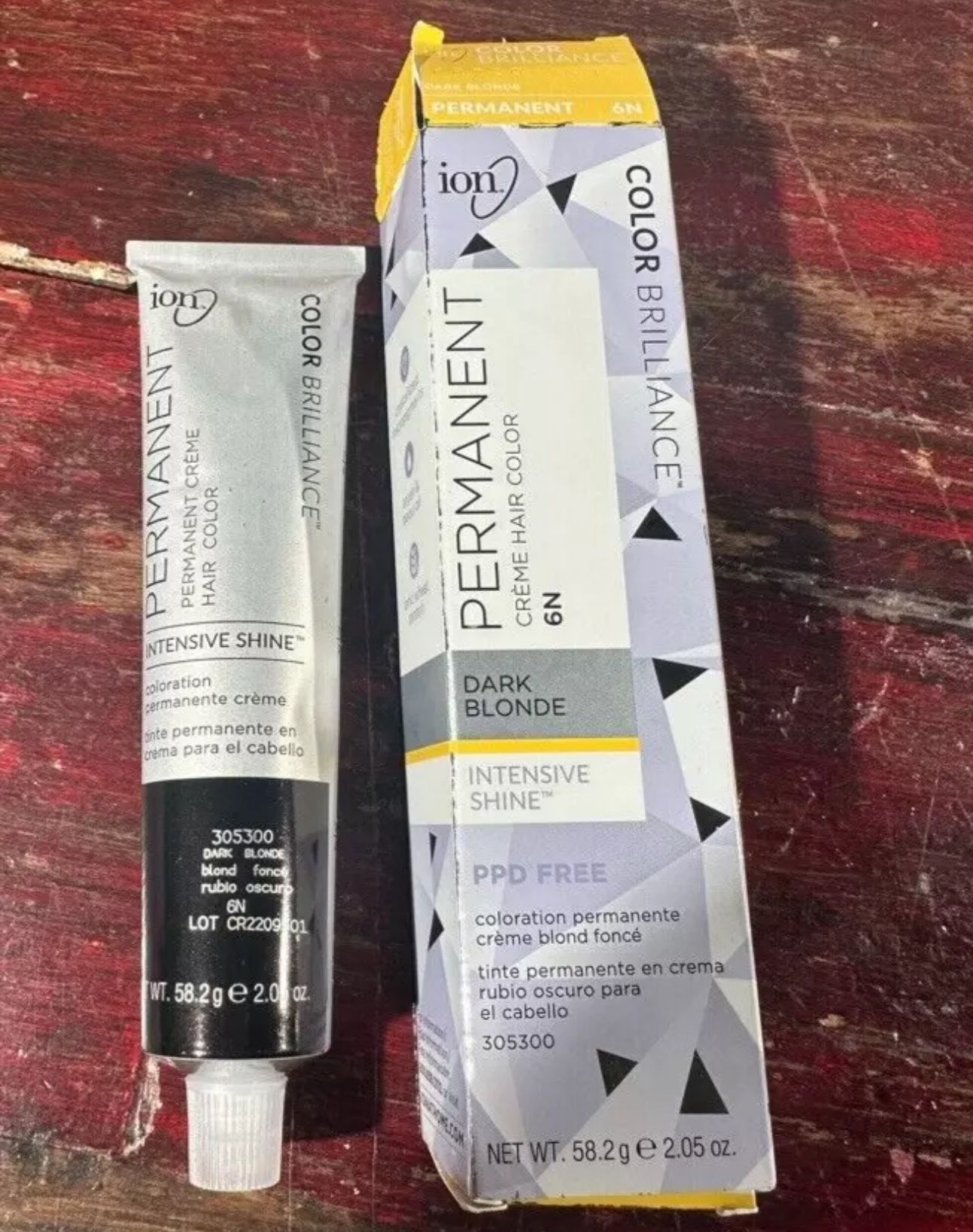 Ion Permanent Liquid Hair Color DARK BLONDE 6N