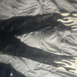 Men’s Flame Leather Pants 