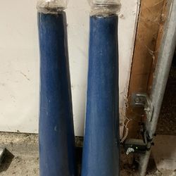 2 SET OF GAS LANTERNS STONEWARE 