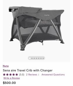 Sena aire travel crib