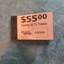 King County Metro Bus Tickets 