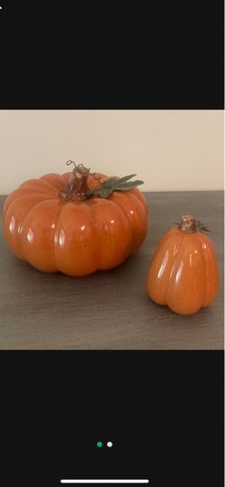 CERAMIC FALL PUMPKINS