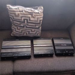 3 Eclipse Amps 2 1ch And 1 4 Ch Car Amplifiers