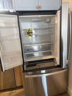 GE® 36" 21.9 Cu. Ft. Fingerprint Resistant Stainless Steel Counter Depth French Door Refrigerator