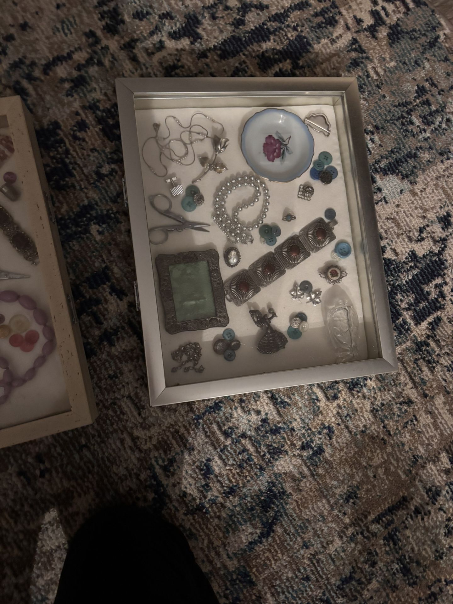 Vintage treasure shadowbox