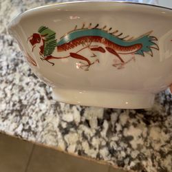 Vintage Chinese Soup Bowls