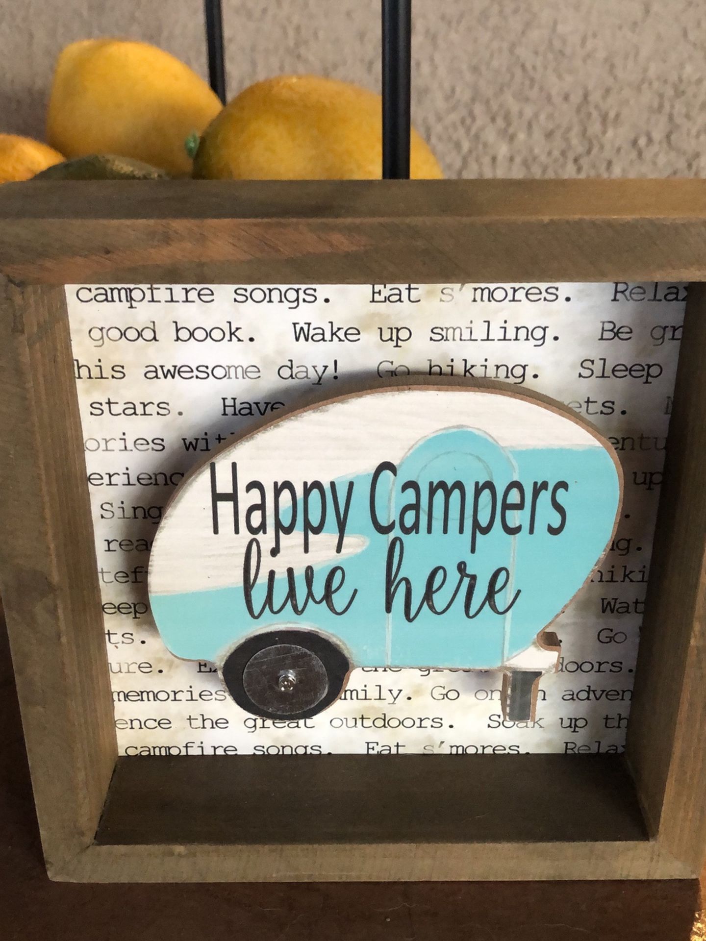 Happy Camper Wall Art