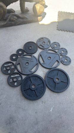 Olympic weight plates 270lbs