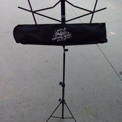 On Stage Compact Music Stand With Bag. 