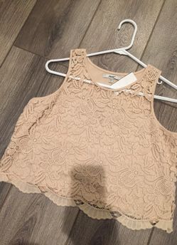 Laced crop top