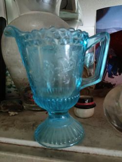 Adams Glass Wild Flower Creamer