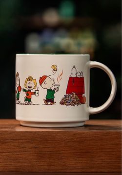Starbucks peanut snoopy cerámica mug
