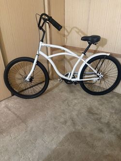 White Switz Cruz Beach Cruiser