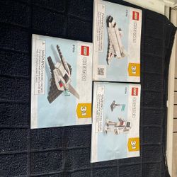 3 I To 1 Lego Space Shuttle Space Man And Space Fighter