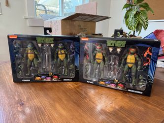 NECA TMNT Action Figure 2-Packs (All 4 Turtles)