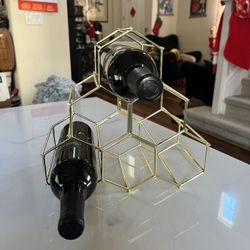 *New* Vanessa Williams Hexagonal Wine Rack -Wine not included  