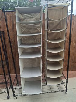 Shoe organizers both for $8