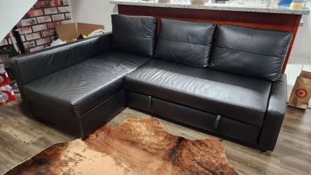 IKEA Leather Couch Sectional Sofa