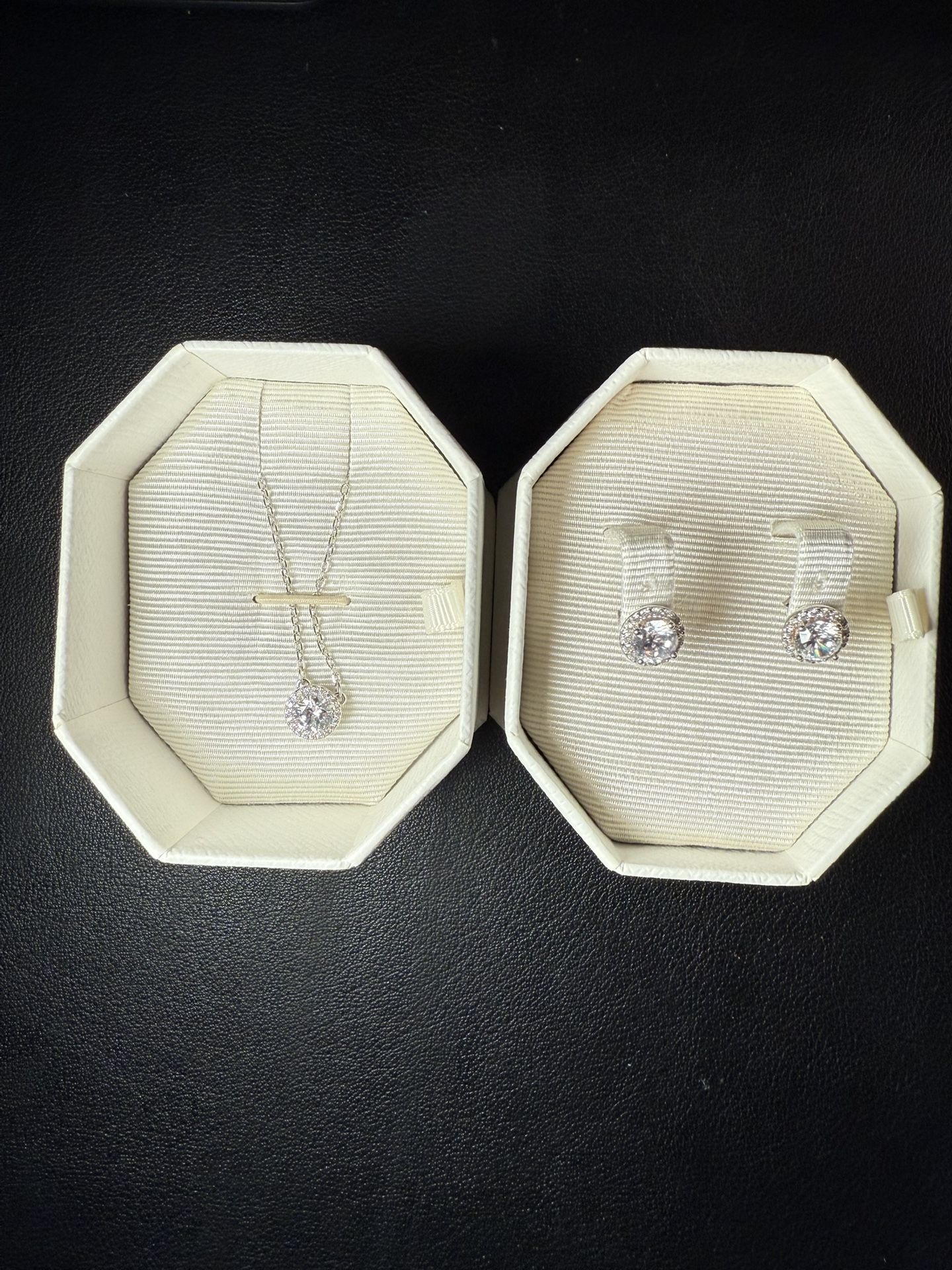 Swarovski Angelic Pendant + Constella Stud Earrings