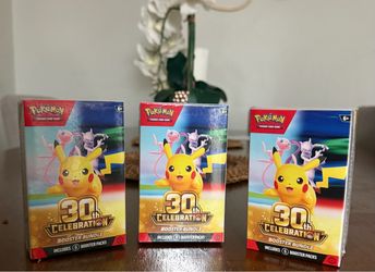 Pokémon TCG 30th Celebration Booster Bundle x3